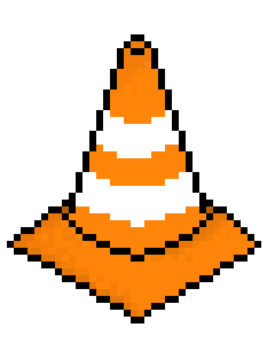 pixel cone